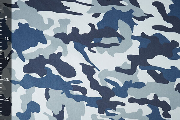 Camouflage Denim Blauw