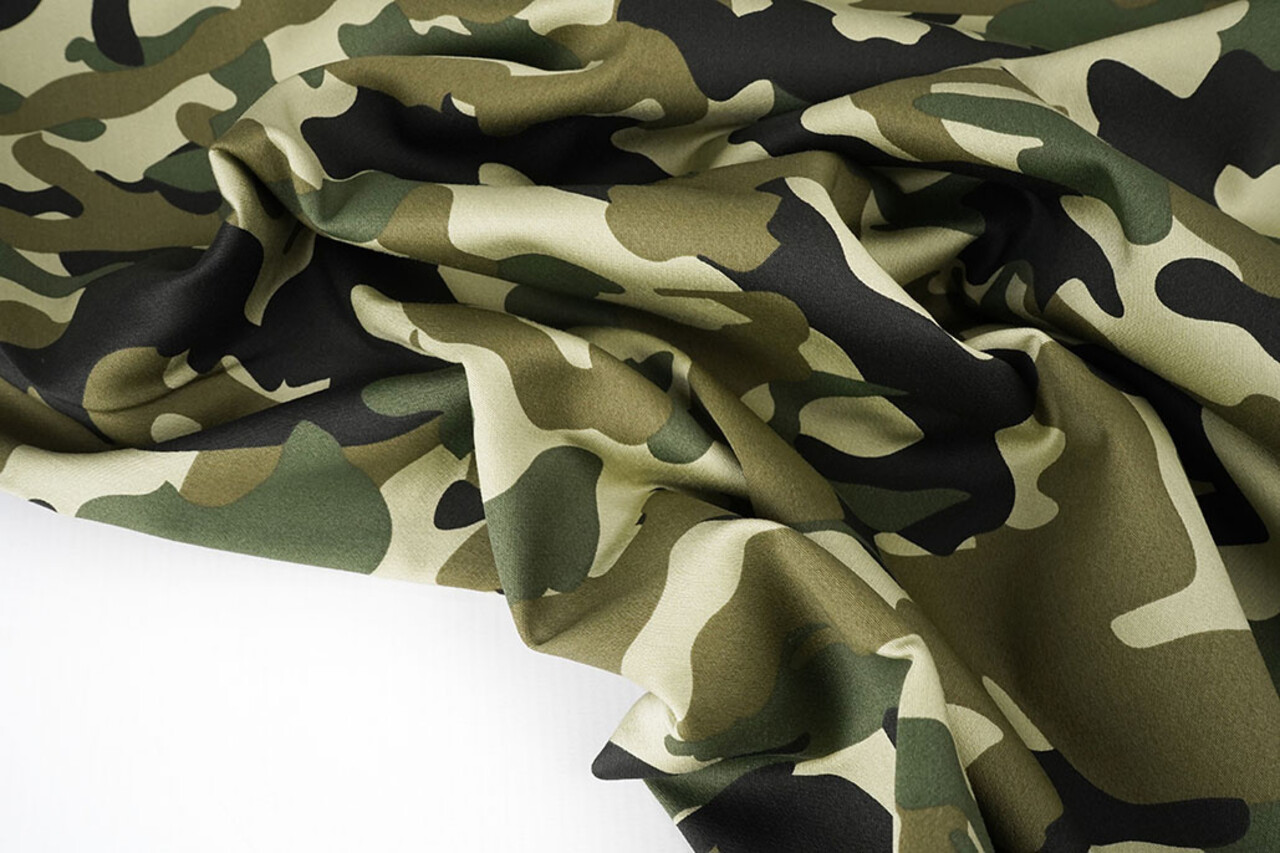 Camouflage Denim Army Green
