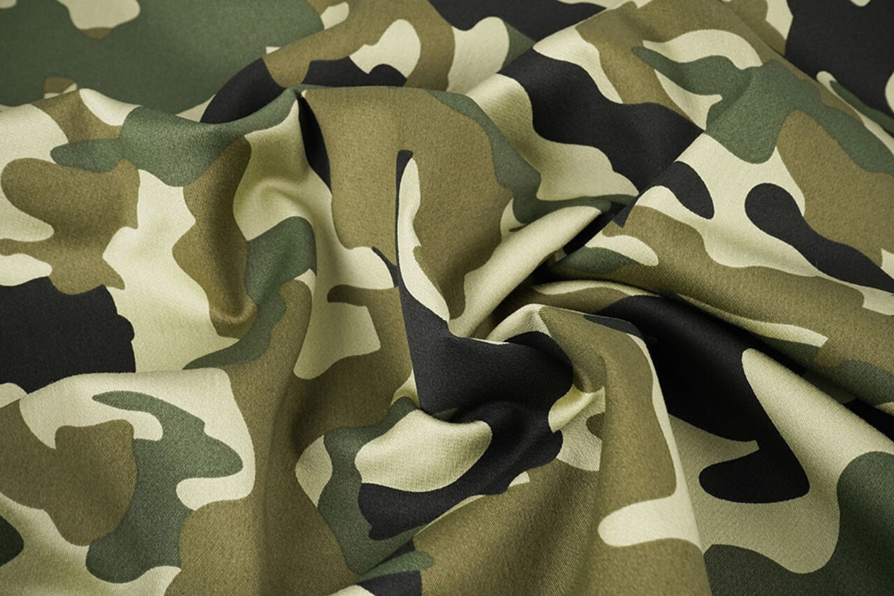 Camouflage Denim Army Green