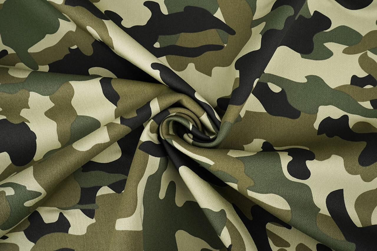 Camouflage Denim Army Groen