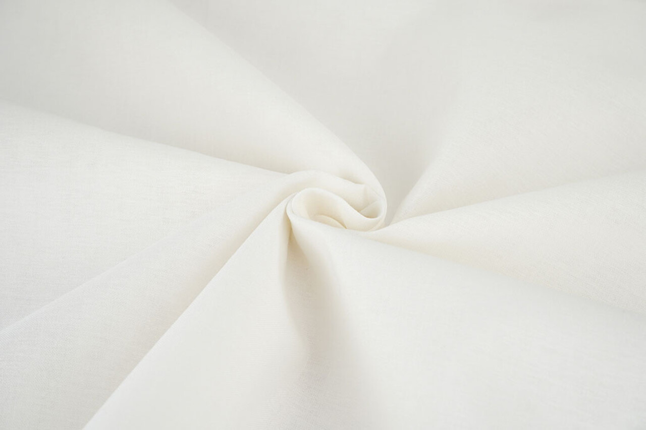 Écru Non Blanchi Étamine de Coton 130 Cm Blanc Cassé Écru Non Blanchi Étamine de Coton 130 Cm Blanc Cassé