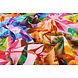 Cotone Jersey Foglie Cato Rosa Cotone Jersey Foglie Cato Rosa