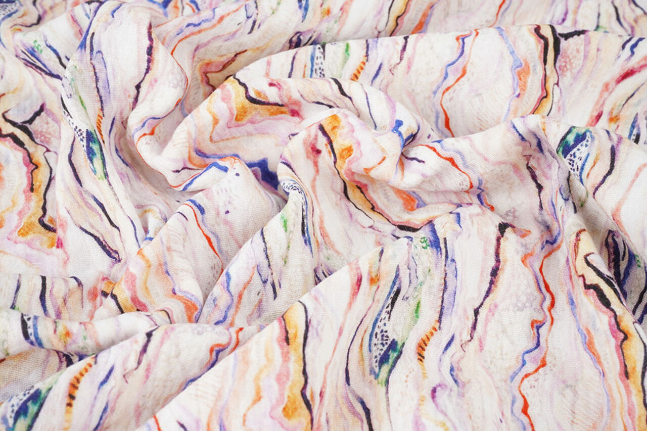 Mussola Multicolore Bente Mussola Multicolore Bente