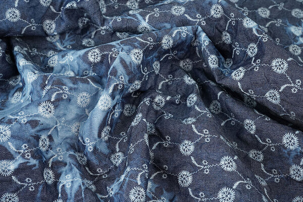 Stampata Effetto Stropicciato Denim Josephine Stampata Effetto Stropicciato Denim Josephine