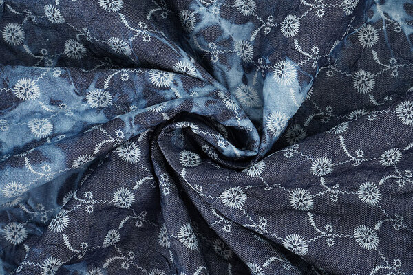Stampata Effetto Stropicciato Denim Josephine Stampata Effetto Stropicciato Denim Josephine
