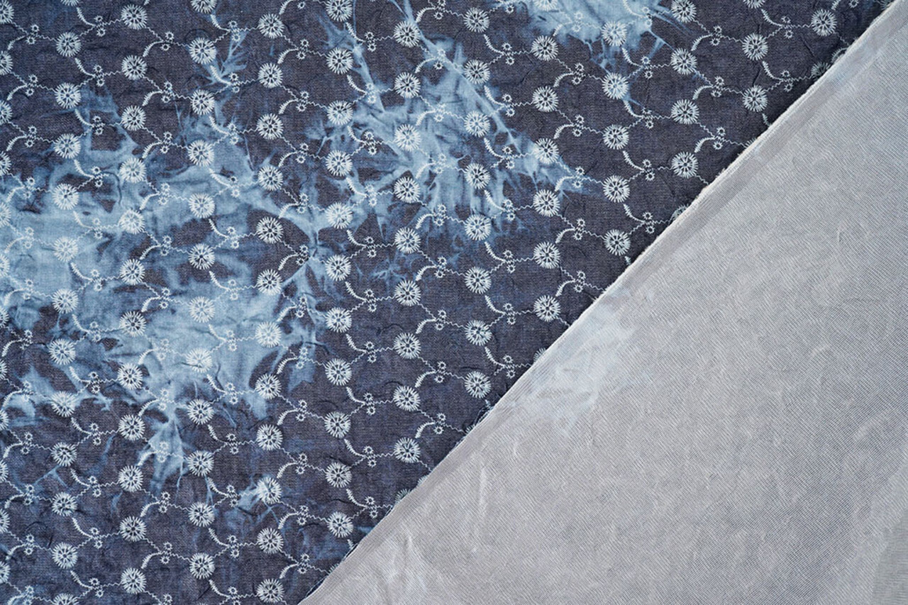 Stampata Effetto Stropicciato Denim Josephine Stampata Effetto Stropicciato Denim Josephine