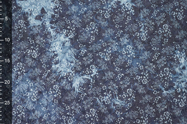 Estampada Arrugado Denim Camille