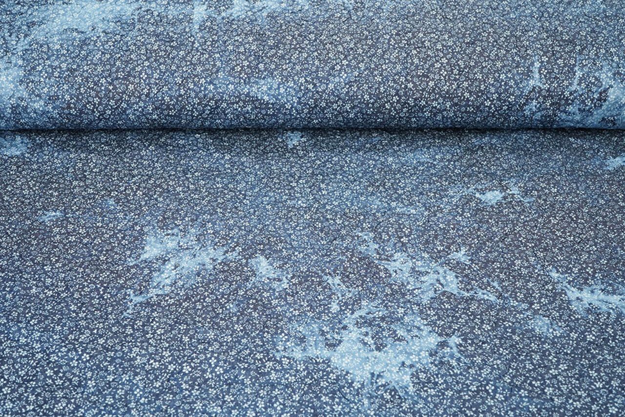 Bedrukte Crinkle Jeans Elize