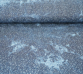 Bedrukte Crinkle Jeans Elize