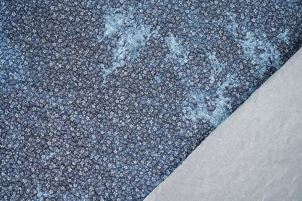 Stampata Effetto Stropicciato Denim Elize