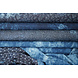 Estampada Arrugado Denim Camille