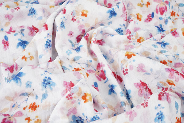 Coton Double Gaze Fleurs Kiki Coton Double Gaze Fleurs Kiki