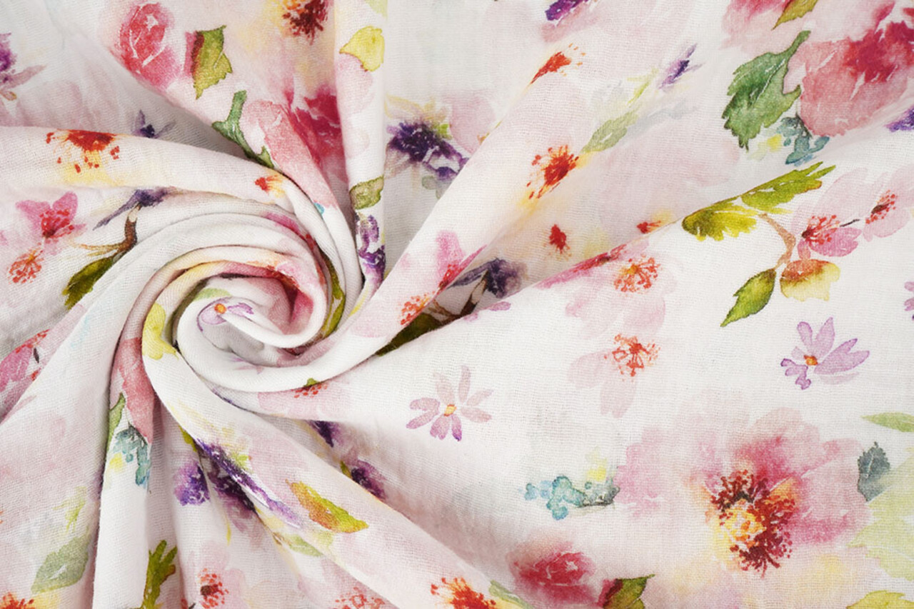 Double Gauze Flowers Heidi