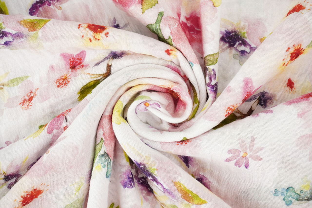 Double Gauze Flowers Heidi