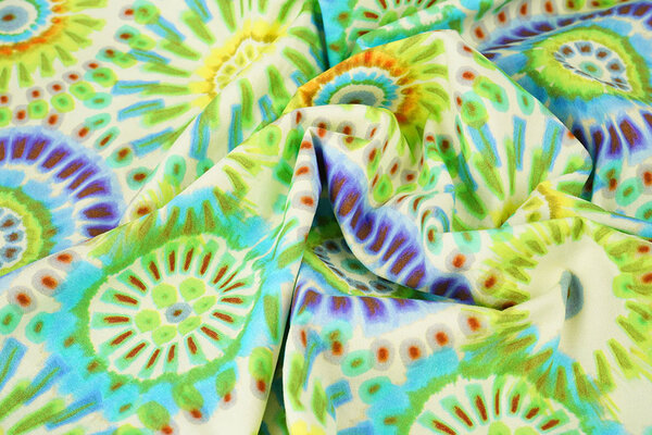 Stretch Coton Bowien Vert Stretch Coton Bowien Vert