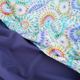 Stretch Coton Bowien Lilas Bleu Stretch Coton Bowien Lilas Bleu