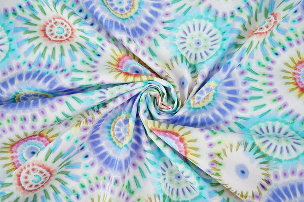 Algodón Elástico Bowien Lila Azul Algodón Elástico Bowien Lila Azul