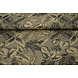 Viscosa Jacquard Vintage Palm Leaves Verde Army Viscosa Jacquard Vintage Palm Leaves Verde Army