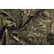 Viscosa Jacquard Vintage Palmera Hojas Army Verde