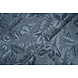 Viscose Jacquard Vintage Palm Feuilles Bleu Jean Viscose Jacquard Vintage Palm Feuilles Bleu Jean