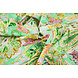 Stretch Cotone Ceylin Verde Mare - Rosa Stretch Cotone Ceylin Verde Mare - Rosa