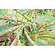 Stretch Cotone Ceylin Verde Mare - Rosa Stretch Cotone Ceylin Verde Mare - Rosa