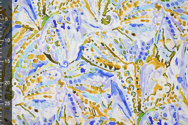 Linnenlook Viscose Stretch Cilia Multi 1