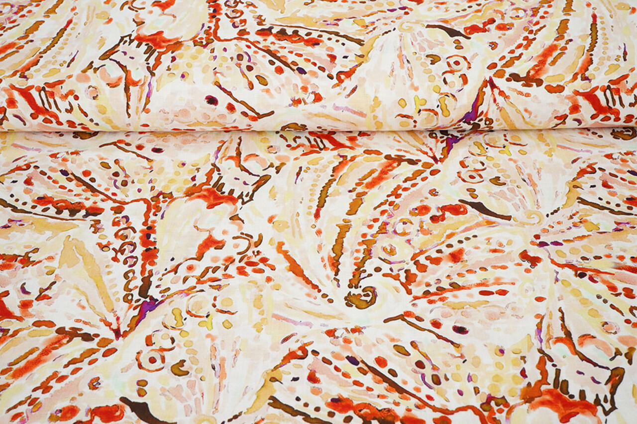 Effetto Lino Viscosa Stretch Cilia Multicolore 2 Effetto Lino Viscosa Stretch Cilia Multicolore 2