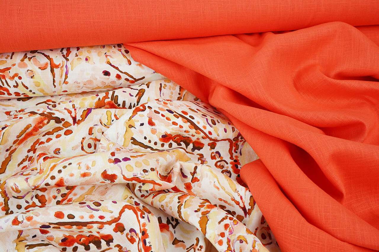 Linnenlook Viscose Stretch Cilia Multi 2