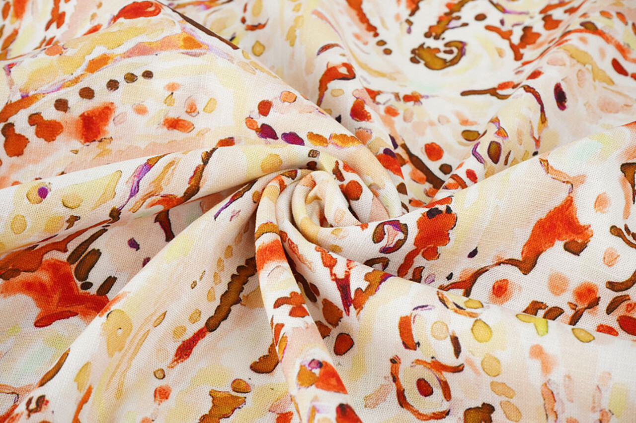 Linenlook Viscose Stretch Cilia Multi 2