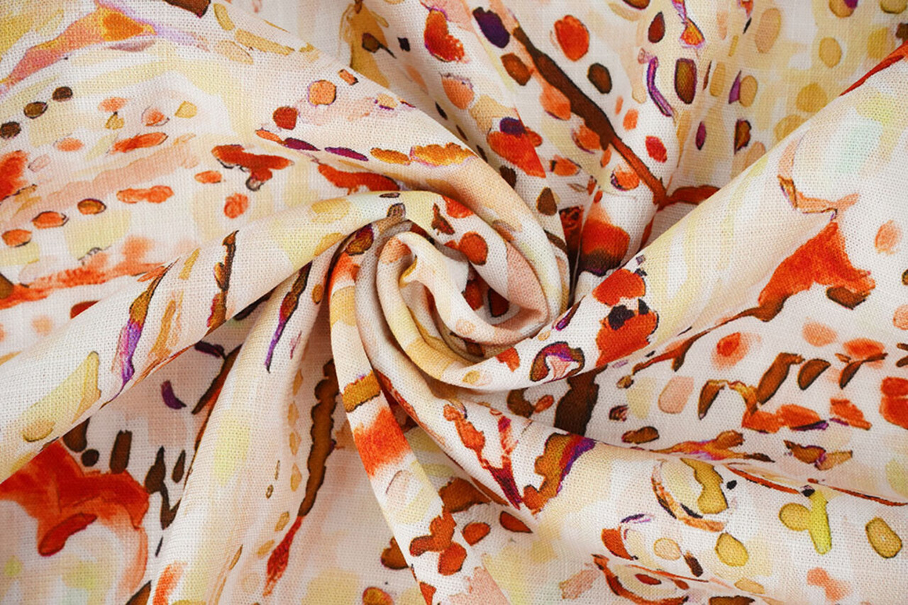Effetto Lino Viscosa Stretch Cilia Multicolore 2 Effetto Lino Viscosa Stretch Cilia Multicolore 2