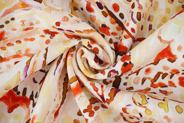 Effetto Lino Viscosa Stretch Cilia Multicolore 2 Effetto Lino Viscosa Stretch Cilia Multicolore 2