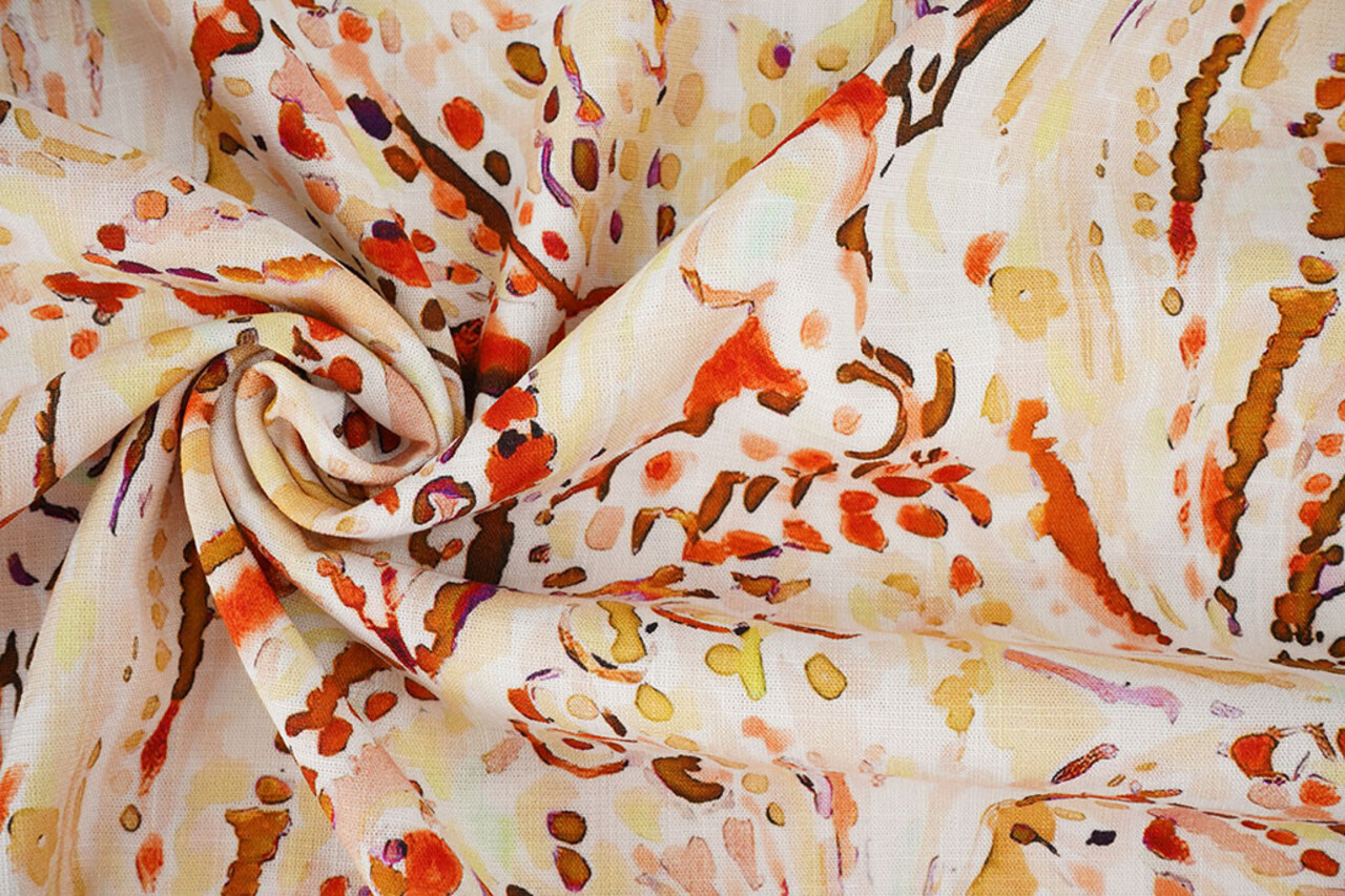 Linenlook Viscose Stretch Cilia Multi 2