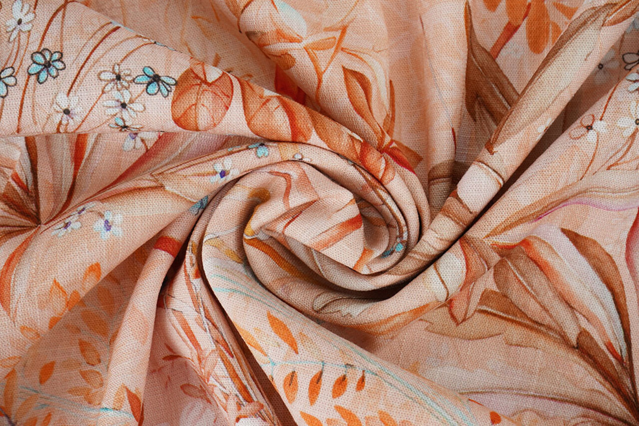 Linenlook Viscose Stretch Denise Salmon