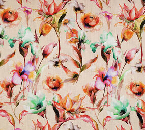Leinen Baumwolle Blumen Charmaine