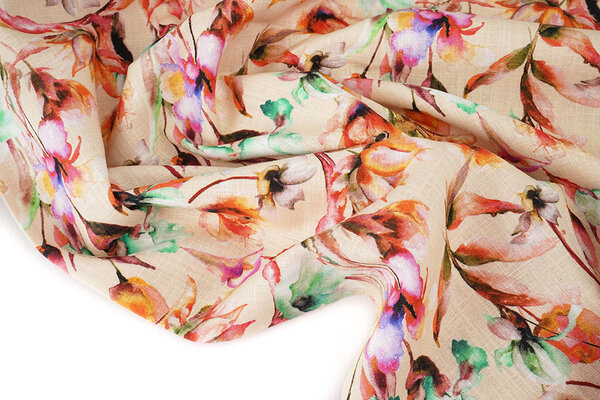 Linen Cotton Flowers Charmaine