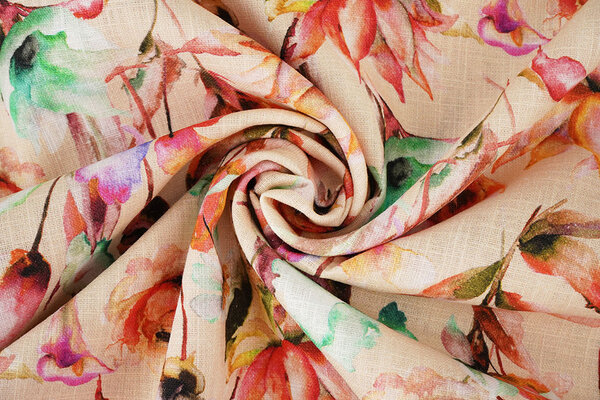 Linen Cotton Flowers Charmaine