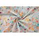 Lino Cotone Fiori e Foglie Carla Lino Cotone Fiori e Foglie Carla