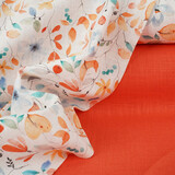 Linen Cotton Flowers and Leaves Linda Linen Cotton Flowers and Leaves Linda