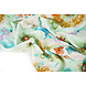 Viscosa Lino Fiori Dionne Verde Viscosa Lino Fiori Dionne Verde