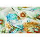 Viscose Linen Flowers Dionne Green