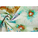 Viscosa Lino Fiori Dionne Verde Viscosa Lino Fiori Dionne Verde