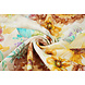 Viscose Lin Fleurs Dionne Jaune Viscose Lin Fleurs Dionne Jaune