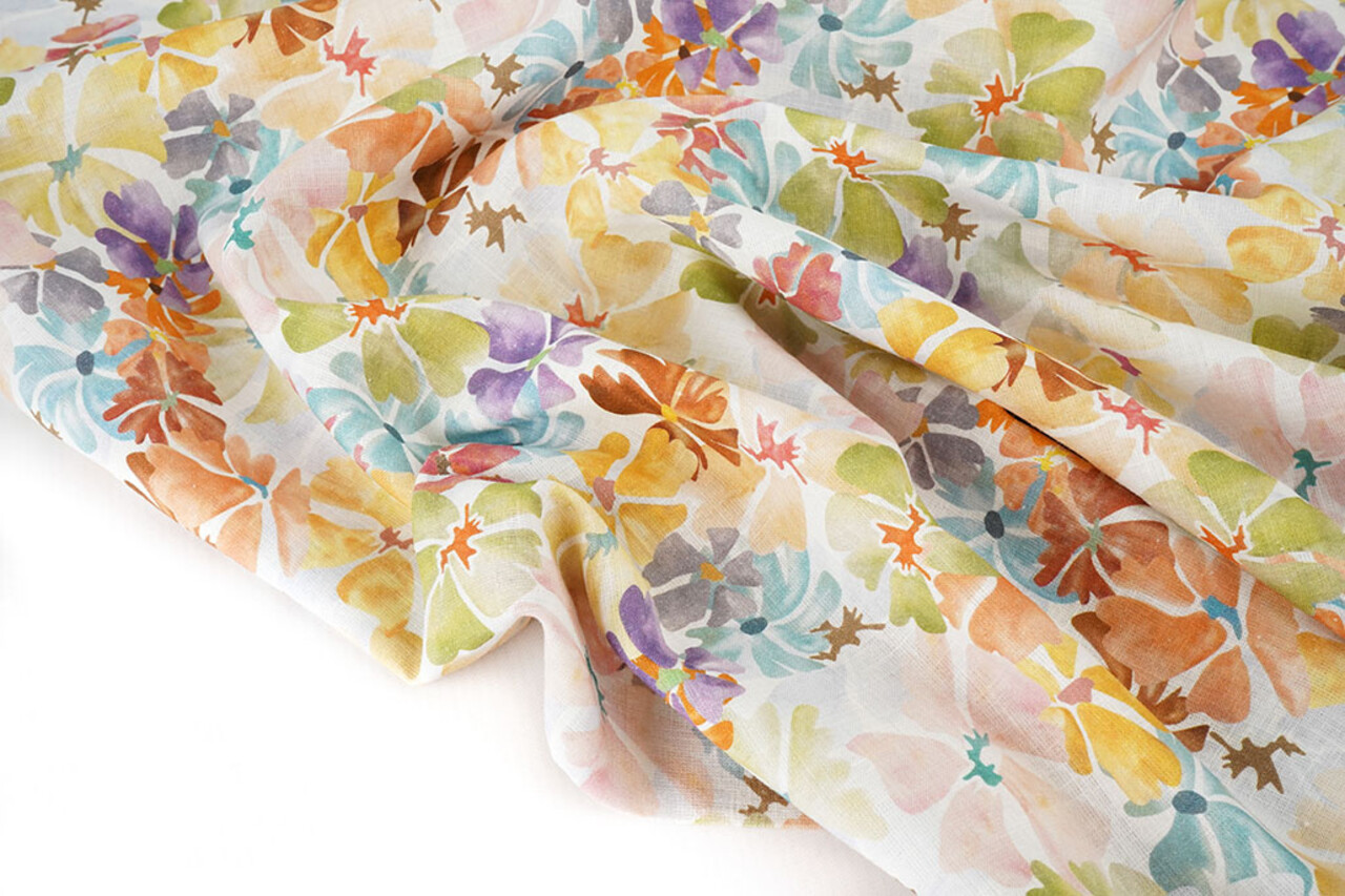 Linen Cotton Flowers Gwen