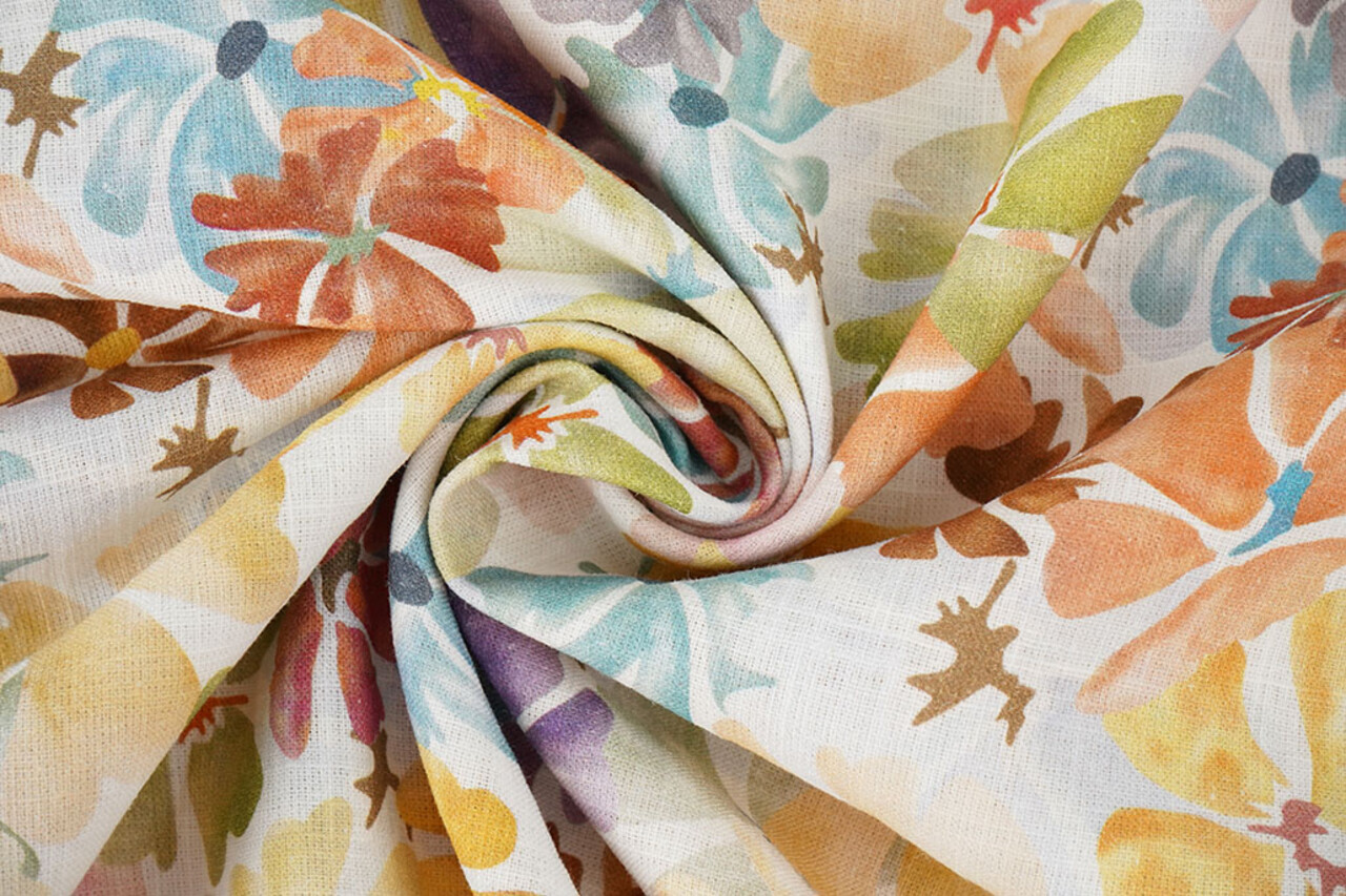 Linen Cotton Flowers Gwen