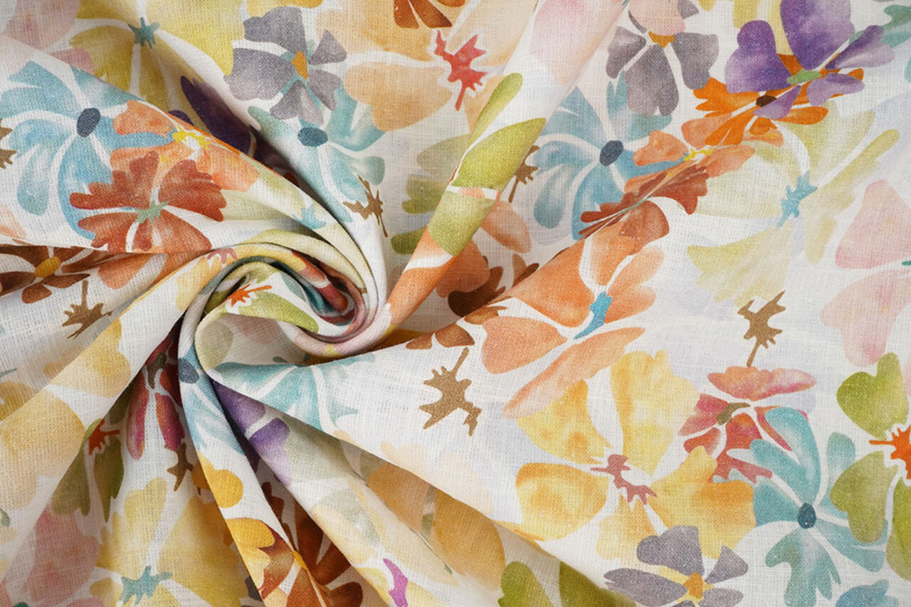 Linen Cotton Flowers Gwen