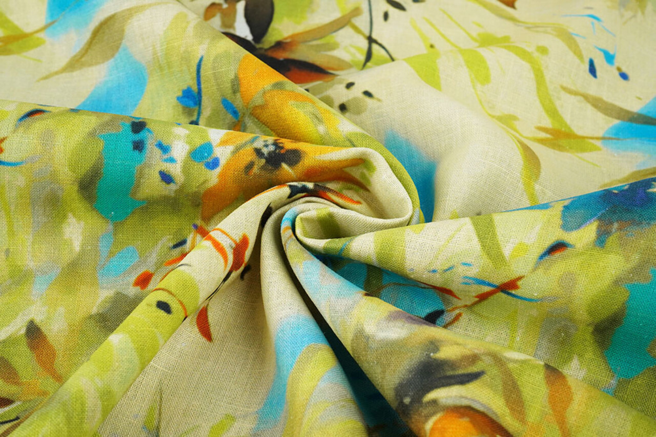 Linnen Katoen Bloemen Dewi