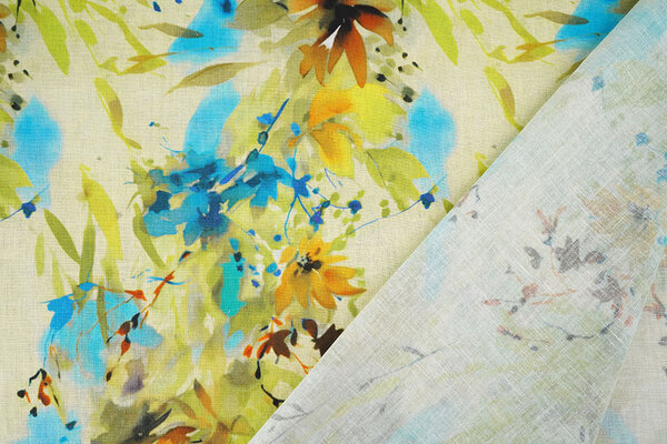 Linen Cotton Flowers Dewi