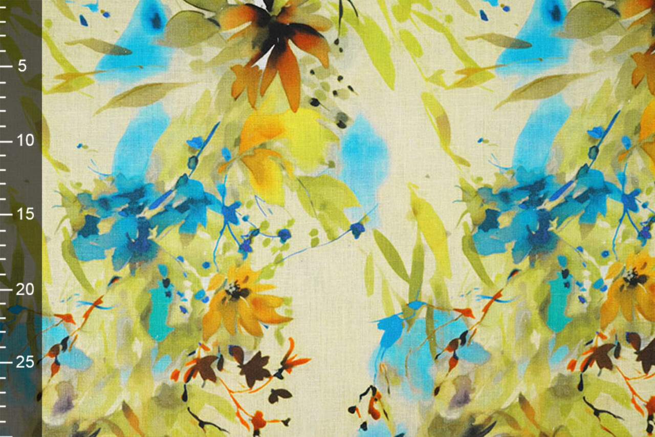 Linen Cotton Flowers Dewi