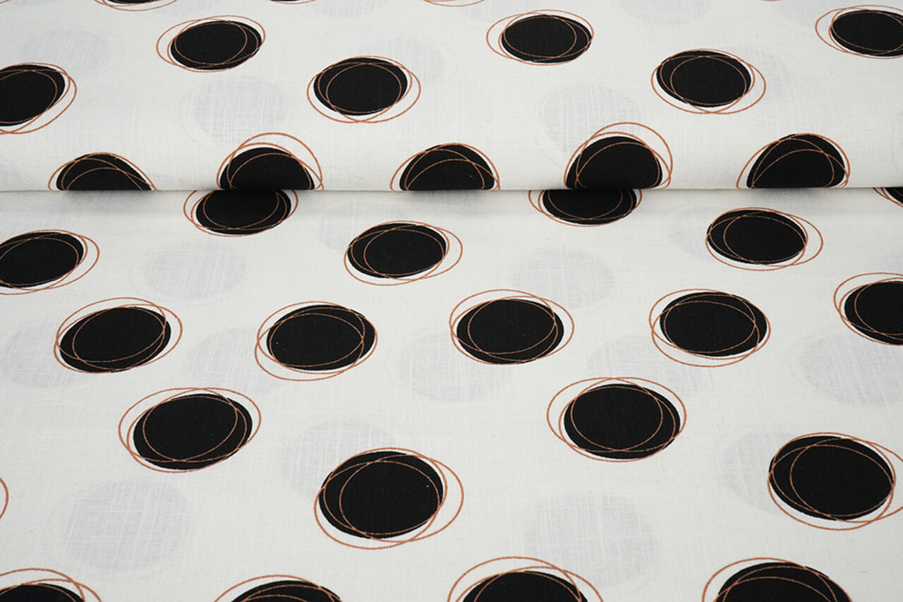 Viscose Linen Circles